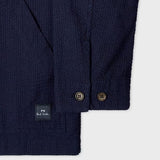 Paul Smith Cotton Seersucker Work Jacket Navy