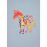 Paul Smith 'Craft Zebra' Print T-Shirt In Sky Blue