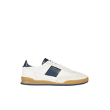 Paul Smith 'Dover' Leather Panel Trainers In White & Navy