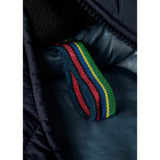Paul Smith Down Hooded Puffer Jacket In Navy