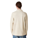 Paul Smith Ecru Marl Cotton-Linen Zip-Neck Sweatshirt