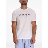 Paul Smith Edelweiss-print T-shirt In White