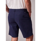 Paul Smith Garment-Dyed Stretch Pima-Cotton Shorts Dark Navy