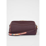 Paul Smith Inverted 'Dusky Swirl' Shoulder Bag In Burgundy