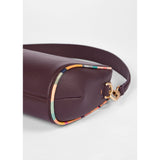 Paul Smith Inverted 'Dusky Swirl' Shoulder Bag In Burgundy