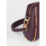 Paul Smith Inverted 'Dusky Swirl' Shoulder Bag In Burgundy