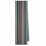 Paul Smith Ivan Stripe Scarf In Grey