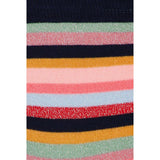 Paul Smith Lurex Swirl Stripe Socks In Black