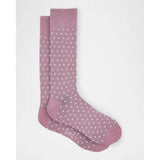 Paul Smith Men's Jeremy Polka Dot Crew Socks In Purple