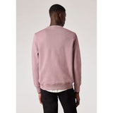 Paul Smith Men's Zebra Logo Organic Cotton Sweatshirt In Powder Pink