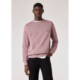 Paul Smith Men's Zebra Logo Organic Cotton Sweatshirt In Powder Pink