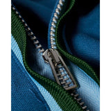 Paul Smith Men's Zip-Neck Polo Shirt With Contrast Tipping In Blue