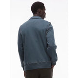 Paul Smith Mens Half Zip Sweatshirt In Teal