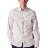 Paul Smith Mens Long Sleeve Tailored Fit Shirt In White