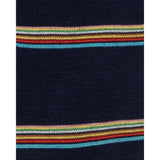 Paul Smith Mens Multi Signature Stripe Socks In Navy