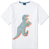 Paul Smith Mens Regular Fit T-Shirt Dino White