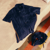 Paul Smith Navy Blue Towelling Lounge Shirt