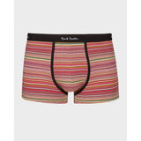 Paul Smith Organic-Cotton Mixed Stripe Boxer Briefs Three Pack In Black