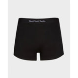 Paul Smith Organic-Cotton Mixed Stripe Boxer Briefs Three Pack In Black