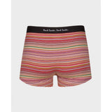Paul Smith Organic-Cotton Mixed Stripe Boxer Briefs Three Pack In Black