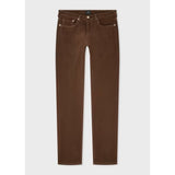 Paul Smith Organic Cotton Tapered-Fit Jeans In Brown