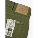 Paul Smith Organic Cotton Tapered-Fit Jeans In Green