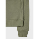 Paul Smith Organic Cotton Zebra Logo Sweatshirt In Washed Green