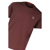 Paul Smith Regular Fit Zebra T Shirt In Dark Red