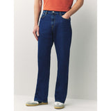 Paul Smith Relaxed Fit Blue Tapered Denim Jeans In Dark Blue