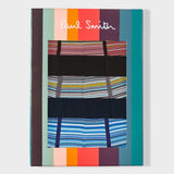 Paul Smith 'Signature Stripe' and Plain Boxer Briefs Five Pack Navy