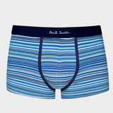 Paul Smith 'Signature Stripe' and Plain Boxer Briefs Five Pack Navy