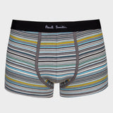 Paul Smith 'Signature Stripe' and Plain Boxer Briefs Five Pack Navy