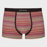Paul Smith 'Signature Stripe' and Plain Boxer Briefs Five Pack Navy