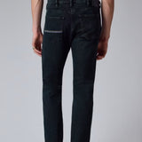 Paul Smith Slim Tapered-Fit 'Blue Black Stretch' Jeans In Dark Wash