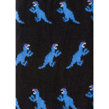 Paul Smith Small 'Dino' Motif Socks In Black