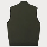 Paul Smith 'Sports Stripe' Mixed Media Gilet In Green
