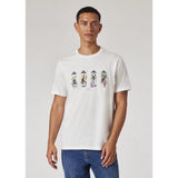 Paul Smith 'Spray Cans' Print T-Shirt In White