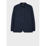 Paul Smith Stretch-Cotton Seersucker Jacket In Navy
