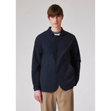 Paul Smith Stretch-Cotton Seersucker Jacket In Navy