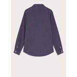Paul Smith Tailored Fit Cord Shirt In Purple