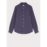 Paul Smith Tailored Fit Cord Shirt In Purple