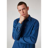 Paul Smith Tailored-Fit Mid-Wash Denim Shirt
