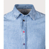Paul Smith Tailored-Fit Rinse Denim Shirt In Light Blue