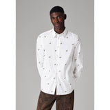 Paul Smith Tailored-Fit 'Star' Print Shirt In White