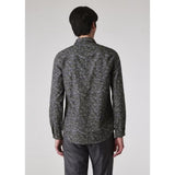Paul Smith Tailored-Fit 'Textured Floral' Print Shirt In Navy