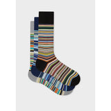 Paul Smith Tri-Colour 'Signature Stripe' Socks Three Pack