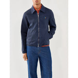 Paul Smith Unlined Coaches Zebra Jacket In Blue