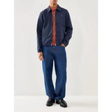 Paul Smith Unlined Coaches Zebra Jacket In Blue