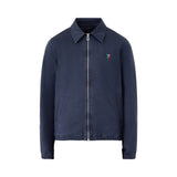 Paul Smith Unlined Coaches Zebra Jacket In Blue