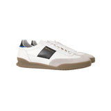 Paul Smith White 'Dover' Trainers with Black Side Panel